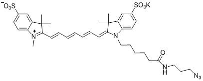 Sulfo-Cyanine7 azide.png