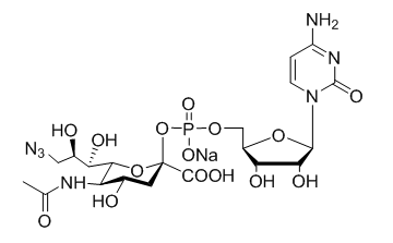 CMP-C9-Azido-Sialic Acid，5'-单磷酸胞苷修饰叠氮糖