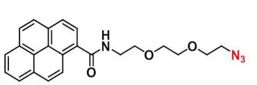 芘甲酰胺-二聚乙二醇-叠氮，Pyrene-PEG2-azide