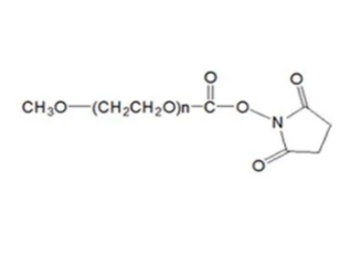 mPEG-NHS，Methoxy-PEG-NHS，甲氧基-聚乙二醇-活性酯，取用一定要干燥，避免频繁的溶解和冻干