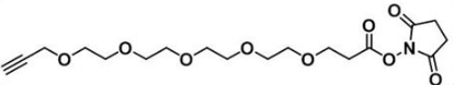 CAS:1393330-40-9；炔基-五聚乙二醇-活性酯；Propargyl-PEG5-NHS