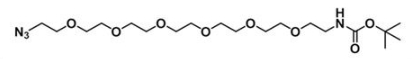 CAS:1292268-15-5；叔丁氧羰基六聚乙二醇乙基叠氮；Boc-NH-PEG6-azide