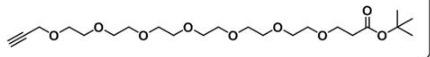 丙炔基-七聚乙二醇-丙酸叔丁酯；Alkyne-PEG7-COOtBu