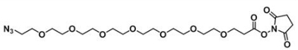 叠氮七聚乙二醇活性酯；Azide-PEG7-NHS ester；N3-PEG7-NHS
