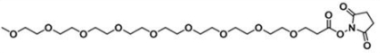 CAS:1316189-13-5；甲氧基-九聚乙二醇-活性酯；m-PEG9-NHS ester