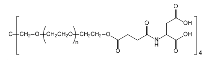 4-ArmPEG-ASP 四臂聚乙二醇-天冬氨酸