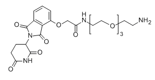 Thalidomide-O-amido-PEG3-NH2的介绍