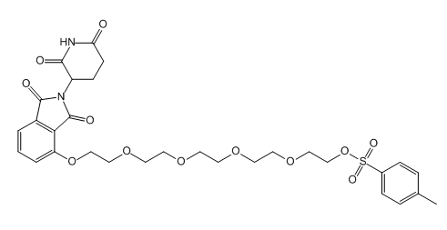 Thalidomide-O-PEG5-Tosyl 沙利度胺-O-四聚乙二醇-对甲苯磺酸酯