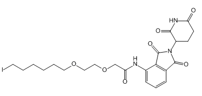 Pomalidomide-PEG2-butyl iodide 泊马度胺-酰胺-二聚乙二醇-丁基碘