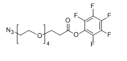 N3-PEG4-PFP ester;N3-PEG4-PFP;分子式：C17F5H20N3O6