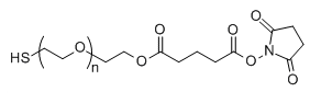SH-PEG-SG,Thiol-PEG-Succinimidyl Glutarate ester