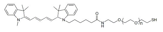 Cy5-PEG-SH；CY5-聚乙二醇-巯基的基本信息