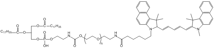 DSPE-PEG-CY5.5；二硬脂酰基磷脂酰乙醇胺-聚乙二醇-CY5.5
