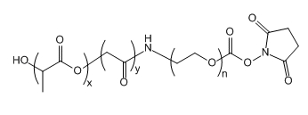 PLGA(2K)-PEG-SC；聚（乳酸-共-乙醇酸）(2K)-聚乙二醇-琥珀酰亚胺酯