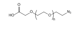 COOH-PEG-N3；Acid-PEG-Azide；α-羧基-ω-叠氮基聚乙二醇