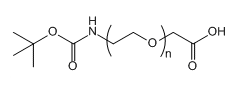 Boc-NH-PEG-COOH 叔丁氧羰基-亚氨基-聚乙二醇-羧基