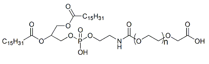 DPPE-PEG-COOH；二棕榈酰磷酯酰乙醇胺-聚乙二醇-羧基