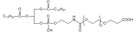 DMPE-PEG-COOH；1,2-十四酰基磷脂酰乙醇胺-聚乙二醇-羧基