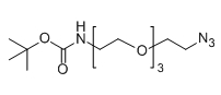 CAS ：642091-68-7；Boc-NH-PEG3-N3；N3-PEG3-NH-Boc