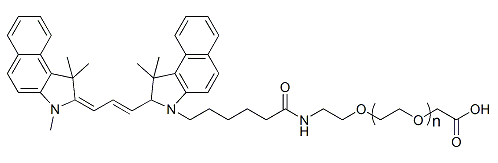 Cy3.5-PEG-COOH；Cy3.5-PEG-Acetic Acid；CY3.5-聚乙二醇-羧基