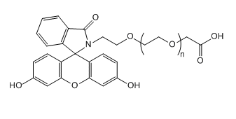 FITC-PEG-COOH；荧光素-聚乙二醇-羧基；Fluorescein-PEG-Acetic Acid