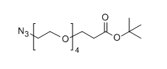 CAS ： 581066-04-8；N3-PEG4-CH2CH2COOtBu；叠氮-四聚乙二醇-丙酸叔丁酯