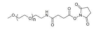 mPEG-Succinamide Succinimidyl ester；甲氧基聚乙二醇琥珀酰胺琥珀酰亚胺酯