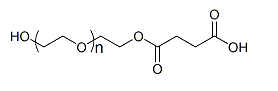 OH-PEG-SA；羟基-聚乙二醇-琥珀酸；Hydroxy-PEG-Succinic Acid