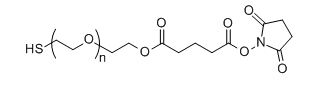 SH-PEG-SG；Thiol-PEG-Succinimidyl Glutarate ester