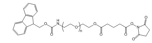Fmoc-NH-PEG-SG；Fmoc-NH-PEG-Succinimidyl Glutarate ester