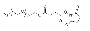 N3-PEG-SS；Azide-PEG-Succinimidyl Succinate ester