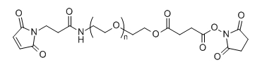 Mal-PEG-SS；Maleimide-PEG-Succinimidyl Succinate ester