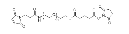 Mal-PEG-SG；Maleimide-PEG-Succinimidyl Glutarate ester