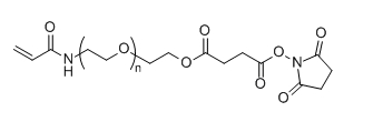 ACA-PEG-SS；Acrylamide-PEG-Succinimidyl Succinate ester