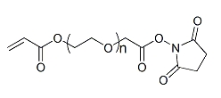AC-PEG-SCM；α-丙烯酸酯基-ω-琥珀酰亚胺碳酸酯基聚乙二醇