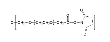 4-ArmPEG-SCM；四臂聚乙二醇琥珀酰亚胺羧甲基酯