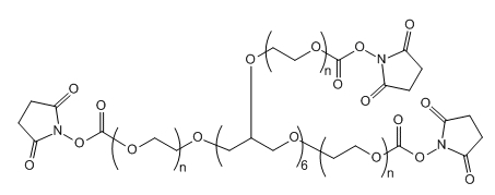 8-ArmPEG-SC；8-ArmPEG-NHS；八臂聚乙二醇琥珀酰亚胺酯