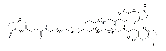 8-ArmPEG-SAS；八臂聚乙二醇琥珀酰亚胺丁二酰胺酯