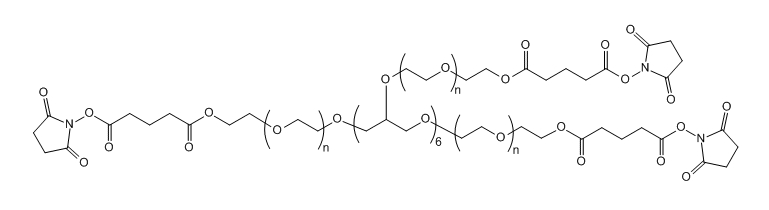 8-ArmPEG-SG；八臂聚乙二醇琥珀酰亚胺戊二酸酯
