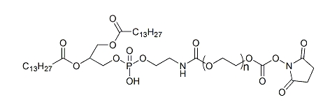 DMPE-PEG-SC；1,2-十四酰基磷脂酰乙醇胺-聚乙二醇-活性酯