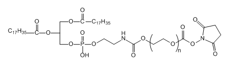 DSPE-PEG-SC；二硬脂酰基磷脂酰乙醇胺-聚乙二醇-活性酯