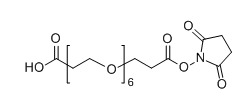 分子式：C20H33NO12；COOH-PEG6-SPA；COOH-PEG6-NHS