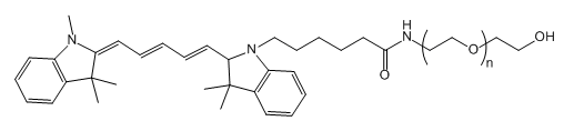 Cy5-PEG-OH；花青素Cy5-聚乙二醇；Cyanur5-PEG-OH