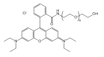 RB-PEG-OH，罗丹明B-聚乙二醇-羟基，Rhodamine B-PEG-Hydroxy