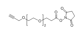 CAS： 1428629-71-3；Alkyne-PEG3-NHS；Propargyl-PEG3-NHS ester