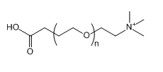 COOH-PEG-N+Me3；Acid-PEG-N+Me3；羧基-聚乙二醇-季铵盐