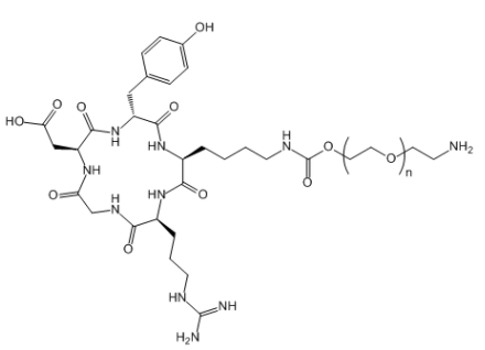 cRGD-PEG-NH2；cRGD-PEG-Amine；环(RGD)-聚乙二醇-氨基