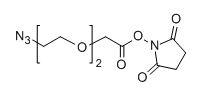 N3-PEG2-CH2CO2-NHS；Azido-PEG2-CH2CO2-NHS