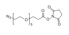 CAS：1433996-86-1；N3-PEG5-SPA ；Azido-PEG5-NHS