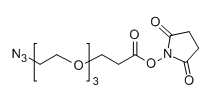 CAS：1245718-89-1；N3-PEG3-SPAA；叠氮-三聚乙二醇-琥珀酰亚胺酯